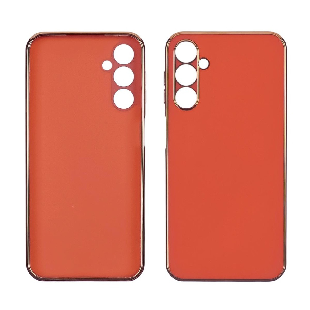 YUF Чехол Glossy Color для Samsung M14 5G цвет  3 коралловый, фото 1