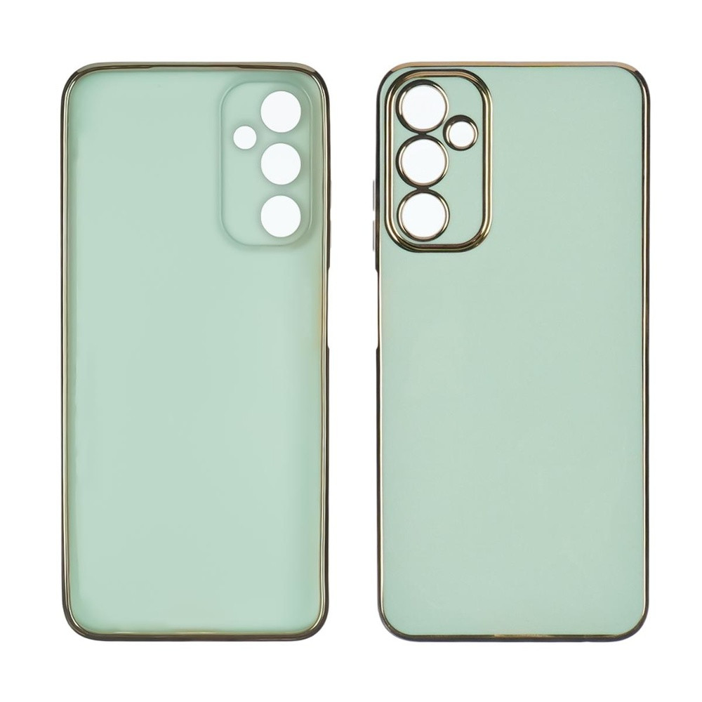 YUF Чехол Glossy Color для Samsung A05s A057G цвет  4 бирюзовый, фото 1