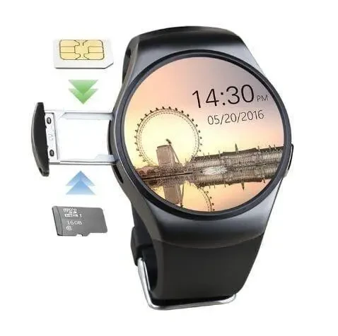 Годинник Smart watch Kingwear KW18 чорні