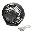 Настільний бездротовий вентилятор GXQC N601 Black, фото 7