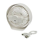 Настільний бездротовий вентилятор GXQC N601 White, фото 7