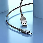 Кабель Hoco X109 USB to MicroUSB 2m black, фото 5