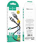 Кабель Hoco X109 USB to MicroUSB 2m black, фото 6