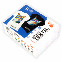 Набір акрилових фарб для розпису тканин, 12 кол. по 20мл., 134122, ROSA TALENT