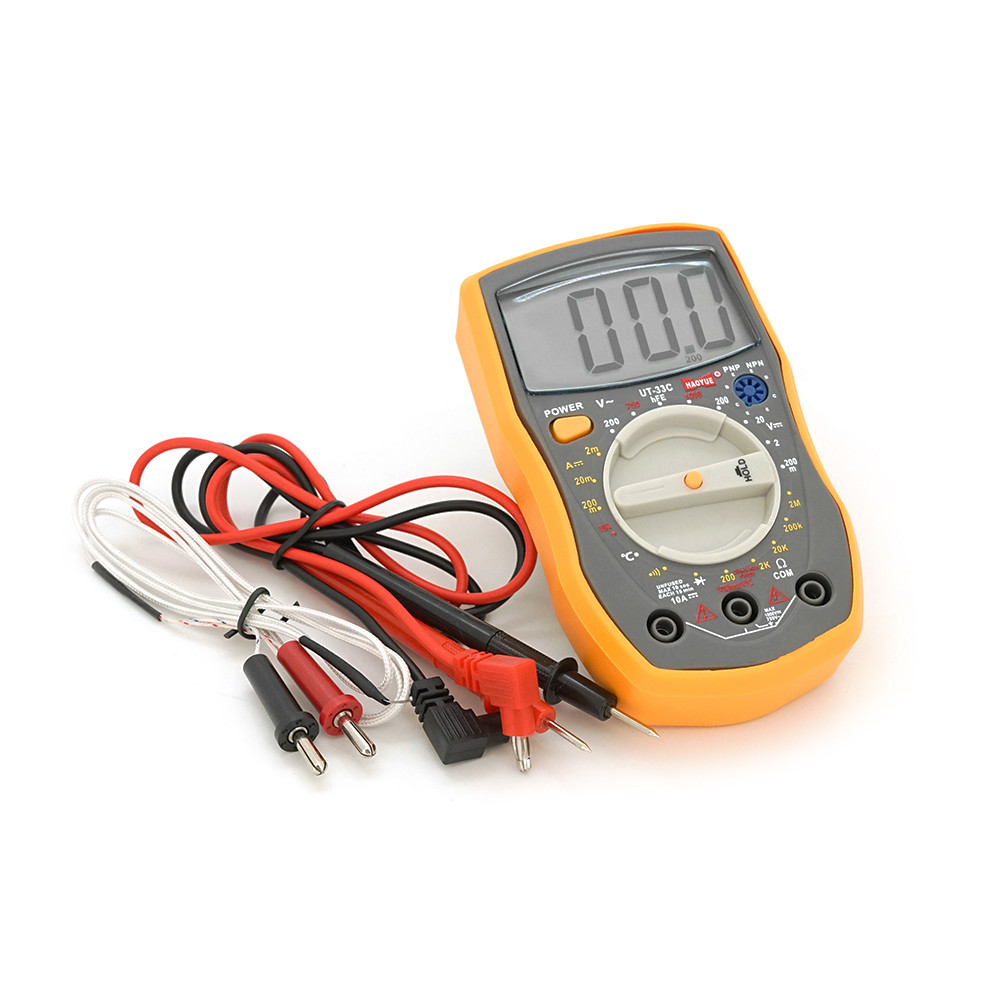 Мультиметр HAOYUE DT-33C, щупи+термопара, Box, фото 1