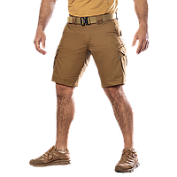 Легкі шорти з кишенями карго, зі зносостійкої тканини Шорти Герць Twill Койот