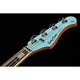 Бас-гітара Harley Benton MV-4PJ Daphne Blue, фото 7