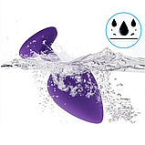 Силіконові пробки з кристалами S-M, Набір втулок для анальної стимуляції 2 шт, Інтимні іграшки, фото 6