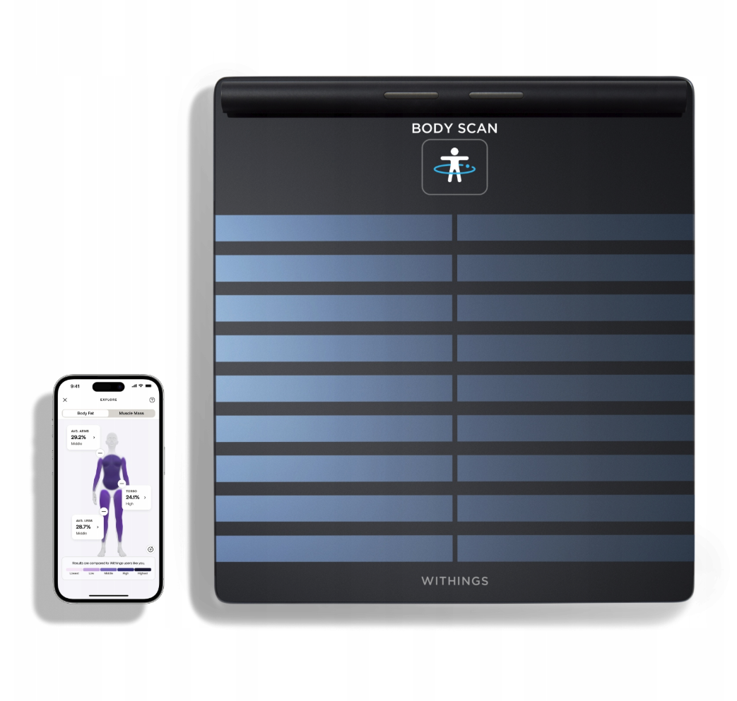 Смарт-ваги Withings Body Scan Black