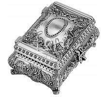 Металева скринька для прикрас MarcoPolo Срібляста