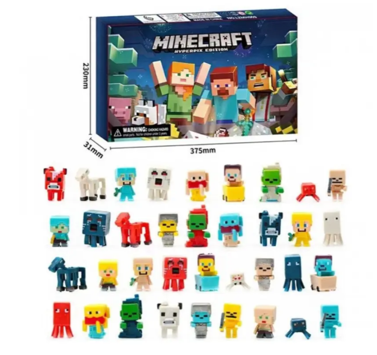 Ігровий набір фігурок "Майнкрафт" LZMH009-2 в наборі 24 героя, фото 1