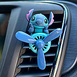 Ароматизатор в автомобіль із пропелером PILOT Stitch (Стіч), голубий, фото 2