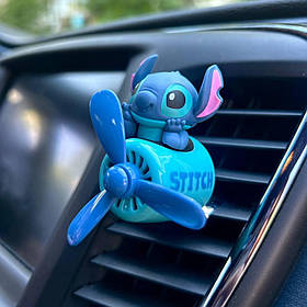 Ароматизатор в автомобіль із пропелером PILOT Stitch (Стіч), голубий