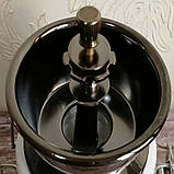 Кавомолка ручна з регулюванням помелу керамічна Ретро Біла, фото 2