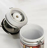 Кавомолка ручна з регулюванням помелу керамічна Ретро Біла, фото 5