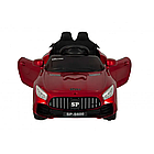 Одномісний дитячий електромобіль з музикою на пульті управління для хлопчиків та дівчаток Spoko SP-S600 червоний, фото 7