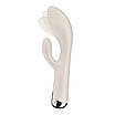 Вібратор-кролик з ротацією Satisfyer Spinning Rabbit 1 Beige, 3 мотори, фото 3