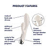 Вібратор-кролик з ротацією Satisfyer Spinning Rabbit 1 Beige, 3 мотори, фото 8