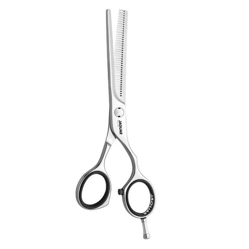 Ножиці для стрижки Jaguar Gold Line Diamond CC 39 5.5" філірувальні, фото 1