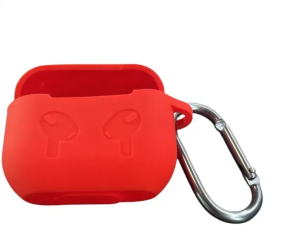 Чохол накладка з карабіном Silicon Case для AirPods 3 Red