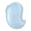 Вакуумний кліторальний стимулятор з вібрацією Satisfyer Cutie Ghost Blue, фото 3