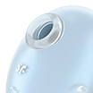 Вакуумний кліторальний стимулятор з вібрацією Satisfyer Cutie Ghost Blue, фото 5