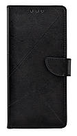 Чохол книжка Business Leather Claps для Samsung Galaxy A12 / A125 на магніті з підставкою чорний