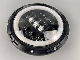Фара головного світла LED 65 W (ближній + дальні + ходові вогні) 7 дюймів