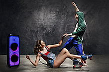 Акустична Bluetooth система Manta SPK 5450 300 Вт + мікрофон, пульт, підсвітка (10 годин роботи, фото 5