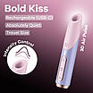 Вакуумний стимулятор Satisfyer Bold Kiss Violet, магнітна технологія 3D Air Pulse, 30 режимів роботи, фото 7