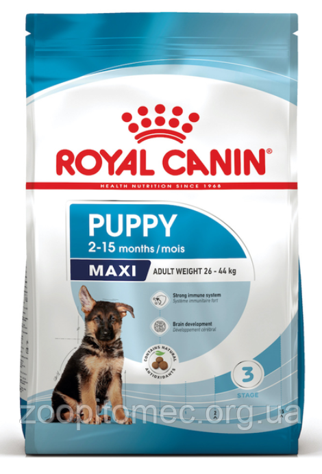 Сухий корм Royal Canin (Роял Канін) MAXI PUPPY для цуценят великих порід до 15 місяців, 1 кг, фото 1