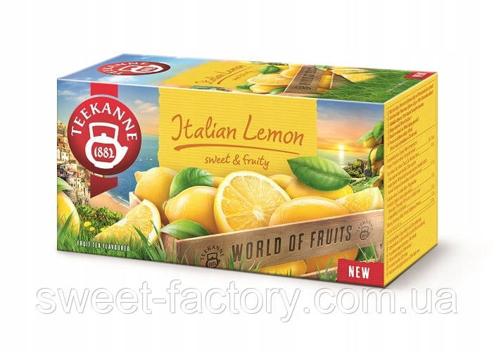Чай Teekanne World of Fruits Italian Lemon 20s 40g, фото 1