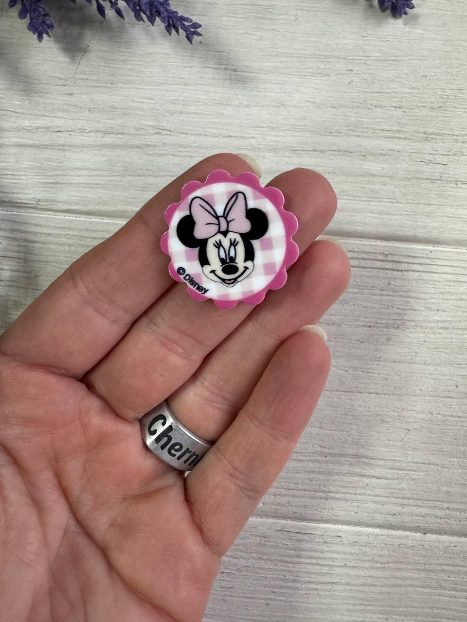 Кабошон плоский " Міккі маус  круглий   " 10 шт