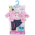 Одяг для ляльки Baby Born / Бебі Борн 43 см комплект рожевий з взуттям 8706, фото 2