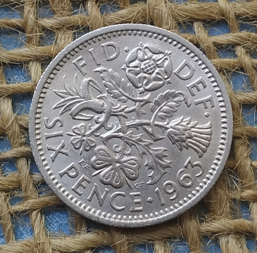 6 пенсiв 1963 року. Велика Британiя