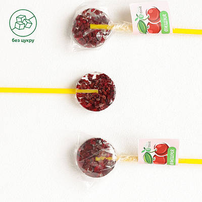 Льодяник без цукру "Вишня" 9г Bifood