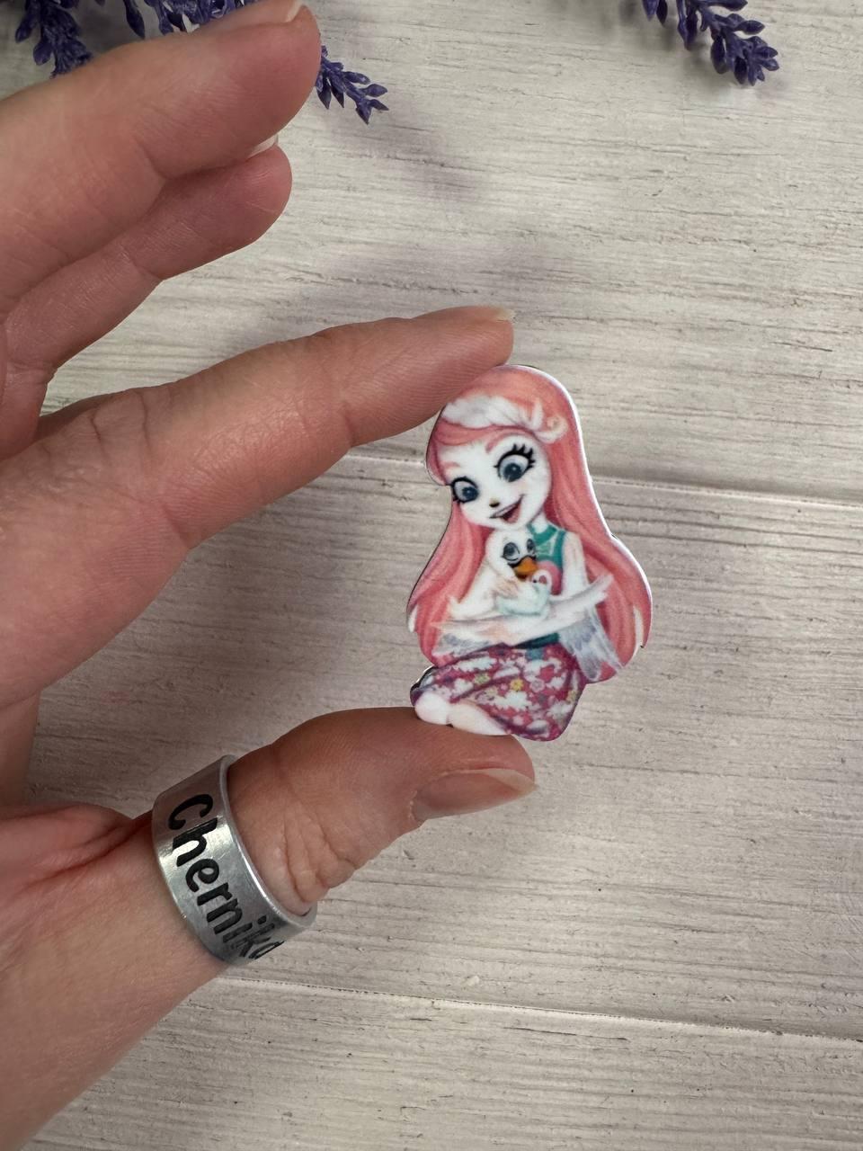 Кабошон плоский " Дівчинка " 10 шт