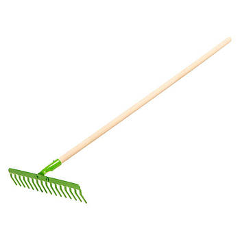 Граблі універсальні Verto, 16 зубців, ширина 43см, 131см, 1.25кг