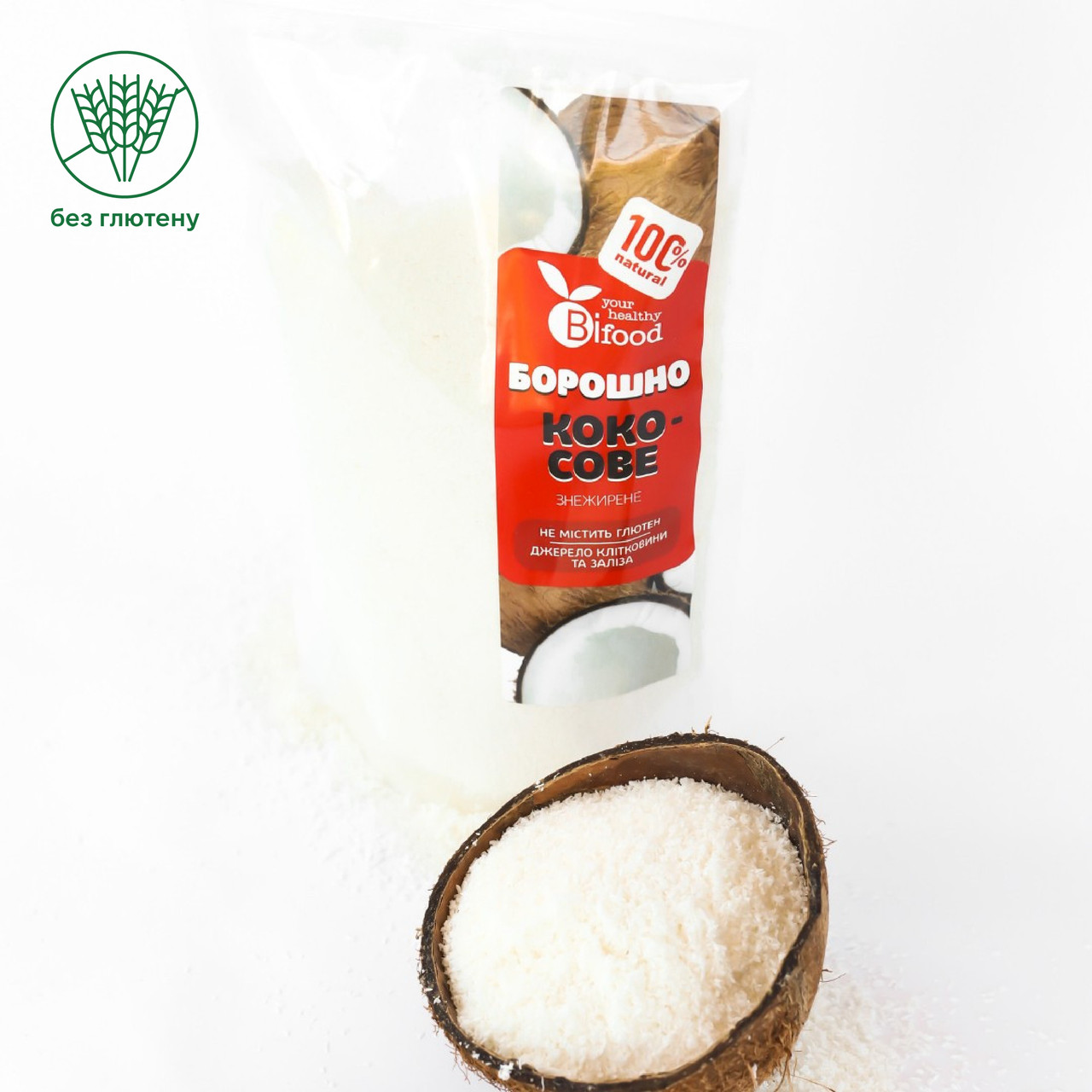 Борошно кокосове 300г Bifood
