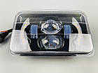 Фара LED прямокутна 95W ближній + дальній + повороти алюмінієвий корпус, фото 9