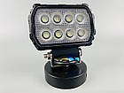Фара LED квадратна 32 Led chip 113мм х 105 мм х 43 мм (ширина), 12/24V, фото 4