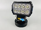 Фара LED квадратна 32 Led chip 113мм х 105 мм х 43 мм (ширина), 12/24V, фото 9