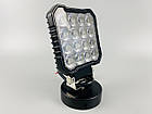 Фара квадратна (64 led діода) IP67 led chip 3030, алюмінієвий корпус, кріплення, фото 4