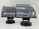 Фара LED прямокутна 144W 6000K (48 діодів) (15см х 11см х 3см) (ближній + дальній) ПОЛЕГШЕНИЙ КОРПУС!, фото 9