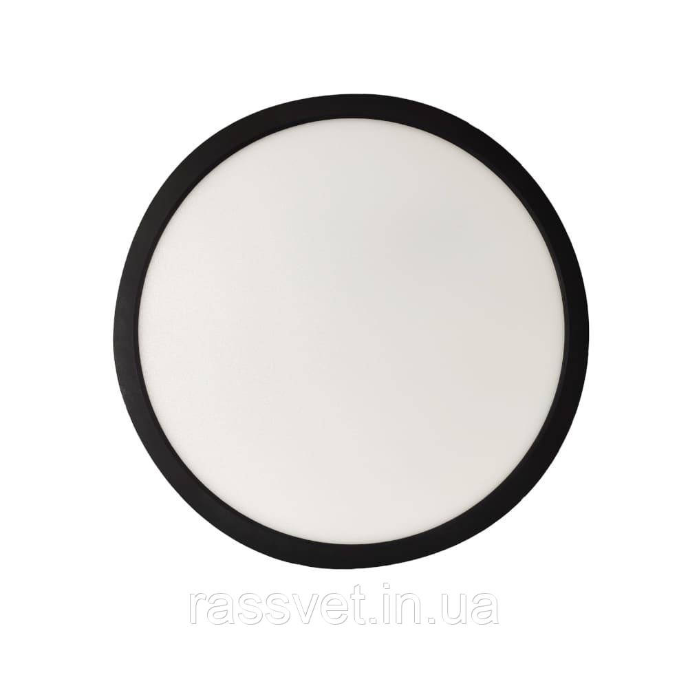 Світильник LED Violux ДББ MILLENNIUM RGB 38W 3000-6000K IP20 круг чорний