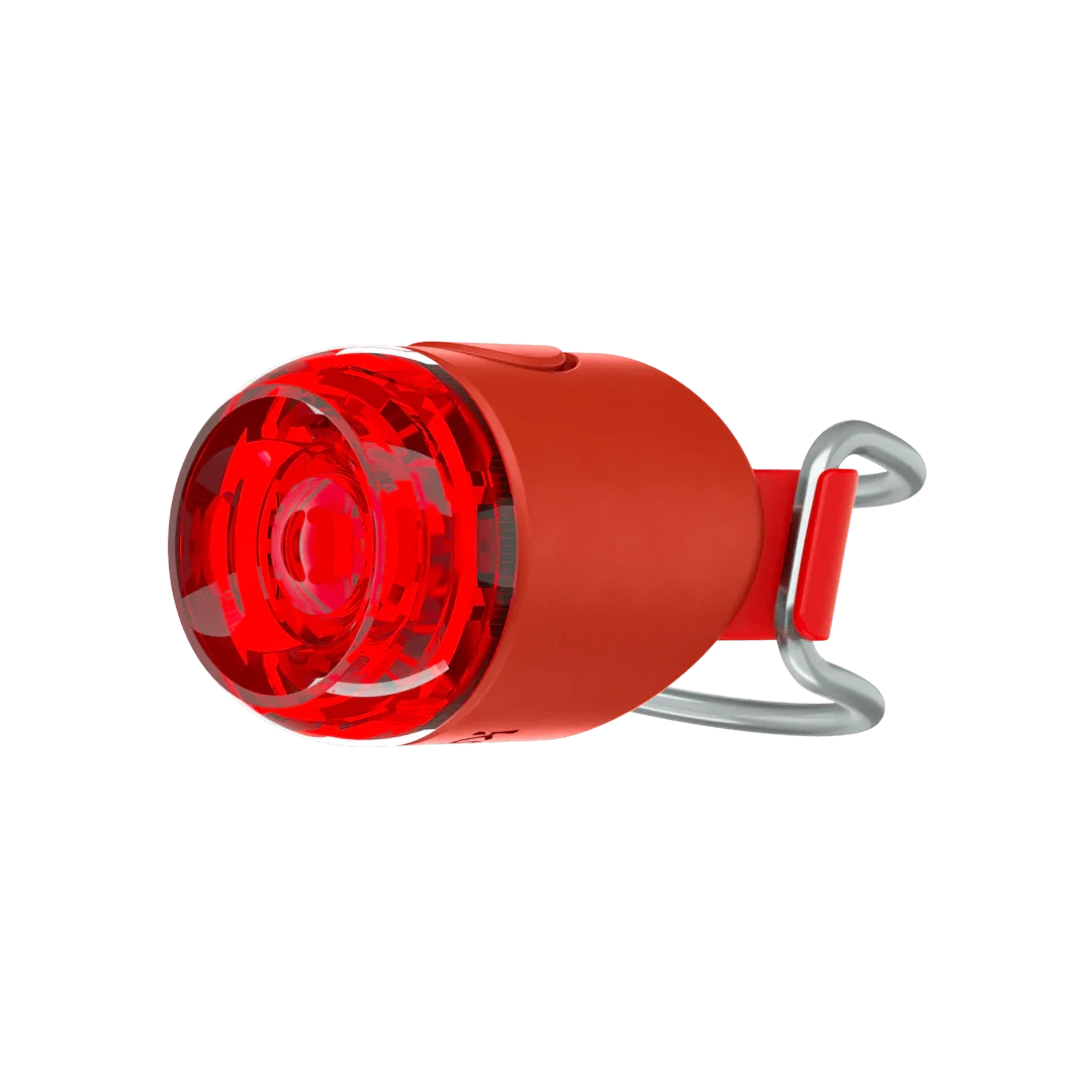 Мигалка задня для велосипеда з акумулятором водостійкий велоліхтар Knog Plug Rear 10 Lumens Red USB заряд