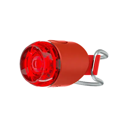 Мигалка задня для велосипеда з акумулятором водостійкий велоліхтар Knog Plug Rear 10 Lumens Red USB заряд, фото 1