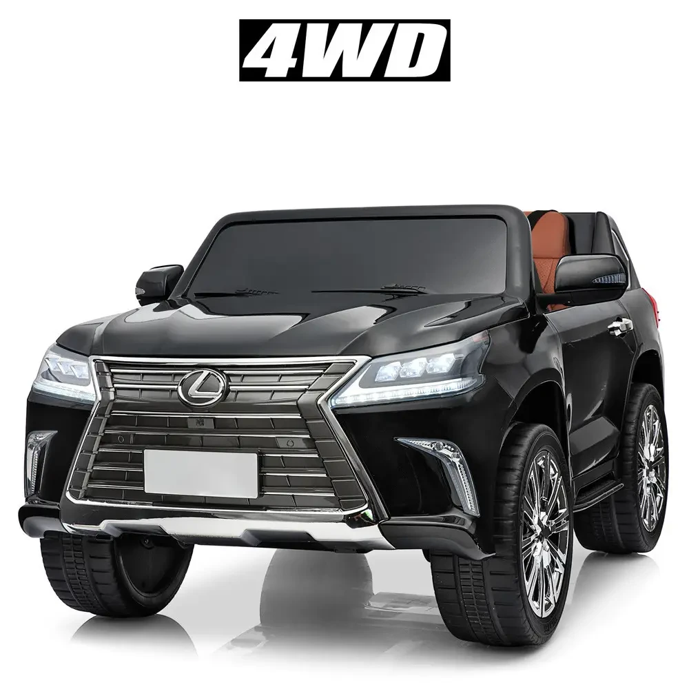 Електромобіль дитячий Bambi M 3906EBLR Lexus 4х4 з гумовими EVA колесами, шкіряним сидінням та Bluetooth-пультом, фото 1