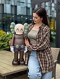 Статуетка Kaws Companion колекційна фігурка для інтер'єру 70 см коричневий, фото 5