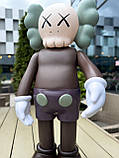 Статуетка Kaws Companion колекційна фігурка для інтер'єру 70 см коричневий, фото 9